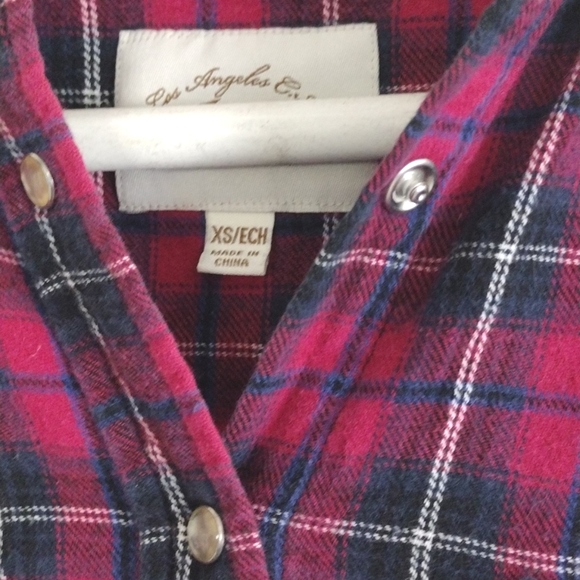 YMI Shirt Flannel Hoodie - Picture 2 of 4
